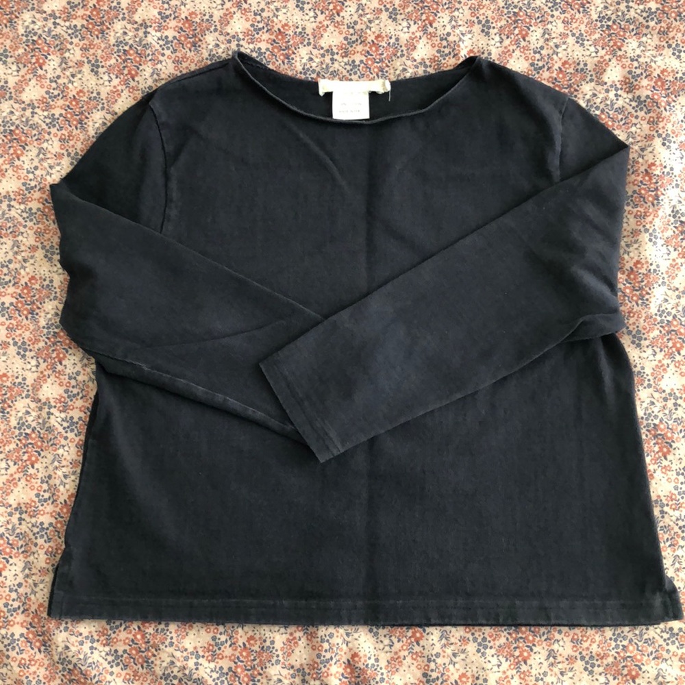 Apiece Apart navy heavy cotton tee